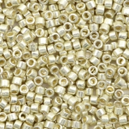 Miyuki kralen delica's 11/0 Duracoat galvanized silver