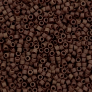 Miyuki kralen delica's 11/0 Opaque matte espresso brown DB-1910