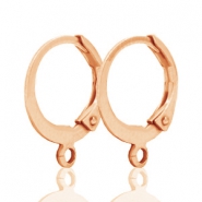 DQ oorringen 12mm Rose gold