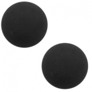 12 mm classic cabochon Polaris Elements matt Black