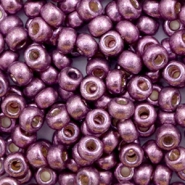 Miyuki rocailles 6/0 Duracoat galvanized eggplant purple 6-4220