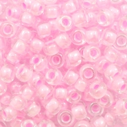 Miyuki rocailles 6/0 Pink lined crystal 6-207