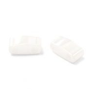 Miyuki kralen half tila 5x2.3mm Ceylon white pearl HTL-420