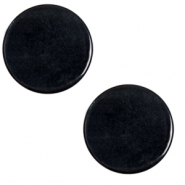 20 mm platte Cabochon Polaris Elements Lively Jet black