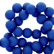 6 mm acryl kralen Royal blue