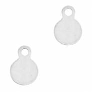 925 Zilver bedels 4mm Zilver