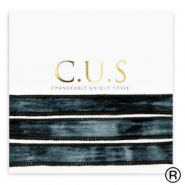 C.U.S&reg; sieraden lint Dip dye black