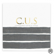 C.U.S&reg; sieraden lint Shimmery anthracite grey