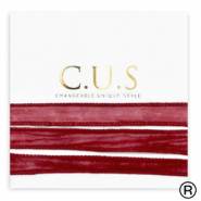C.U.S&reg; sieraden lint Ruby pink