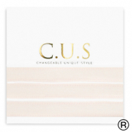 C.U.S&reg; sieraden lint Shimmery light seashell pink