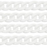 Acrylic chain 22mm White