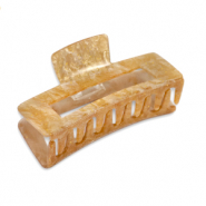 Haaraccessoires haarklem Glitter golden brown