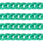 Acrylic chain 18mm matt Cabana green