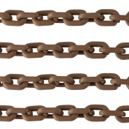 Acrylic chain 15mm matt Savannah brown