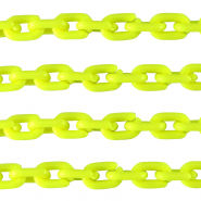 Acrylic chain 15mm shiny Neon yellow