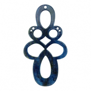 Resin hangers barok glitter Multicolor galaxy