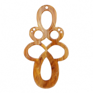 Resin hangers barok Harvest orange-brown