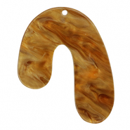 Resin hangers organic Harvest orange-brown