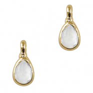 Hangers van crystal glas druppel Crystal-gold