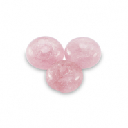 Natuursteen kralen gewone opaal rondellen 4mm Light pink