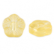 Glaskralen bloem Yellow