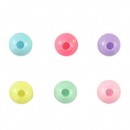 Acryl look kralen Multicolour pastel