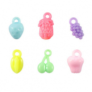 Acryl look kralen fruit Multicolour pastel