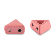 Tile beads driehoek Lantana pink