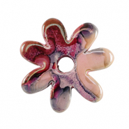 DQ Grieks keramiek kralen bloem Rose-black