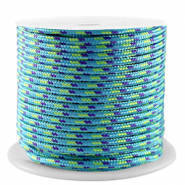 Maritiem koord 2mm Blue-purple-yellow
