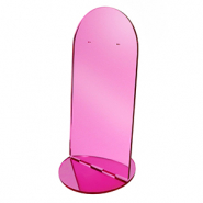 Plexx sieraad display voor oorbellen Magenta pink
