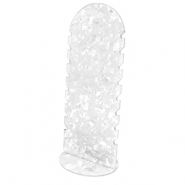 Plexx sieraad display voor armbanden White pearl shine