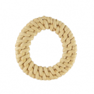 Rotan hanger 40mm Natural white