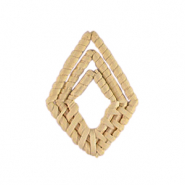 Rotan hanger rhombus Natural beige