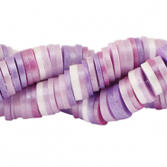 Katsuki kralen 4mm Multicolour purple-pearl shine coating