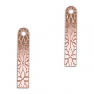 Statement hangers bar bloem Metallic light pink