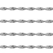 Roestvrij stalen (RVS) Stainless steel onderdelen jasseron twist Silver