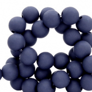 6 mm acryl kralen Navy blue