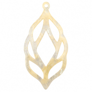 Resin hangers Sand beige transparent