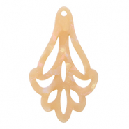 Resin hangers Peach blush opal