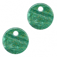 Resin hangers 12mm Multicolor green