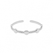 Roestvrij stalen (RVS) Stainless steel ringen Zilver