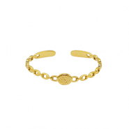 Roestvrij stalen (RVS) Stainless steel ringen Goud