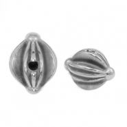 Roestvrij stalen (RVS) Stainless steel kralen deco Antiek zilver