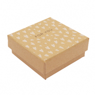 Sieraden (cadeau) doosje "for you" Brown