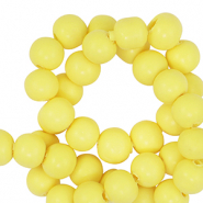 Polymeer kralen 6mm Yellow