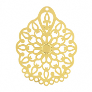 Roestvrij stalen (RVS) Stainless steel bedels bohemian Gold