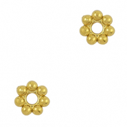 Roestvrij stalen (RVS) Stainless steel kralen spacer Bali ring 5mm Gold