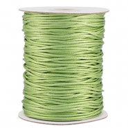 Macram&eacute; draad gevlochten 1.5mm Spring green