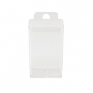 Sieraad opbergbakjes tube rechthoek Transparant